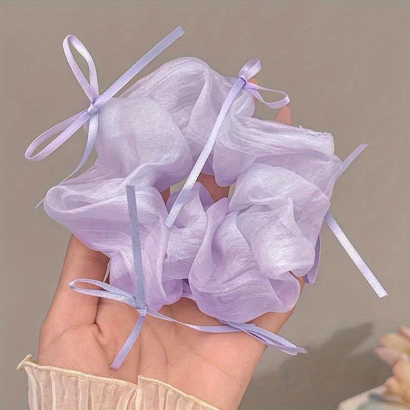 1 Stück Stirnband im Ballettstil, Stirnband mit Schleife und Netzband, Super Feenhaft Süßes Frisches Temperament Damen-Stirnband, Geeignet zum Tragen bei allen täglichen Anlässen