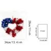 American Independence Day Decoration Wreath Pendant Red, , Blue Love Decoration Pendant