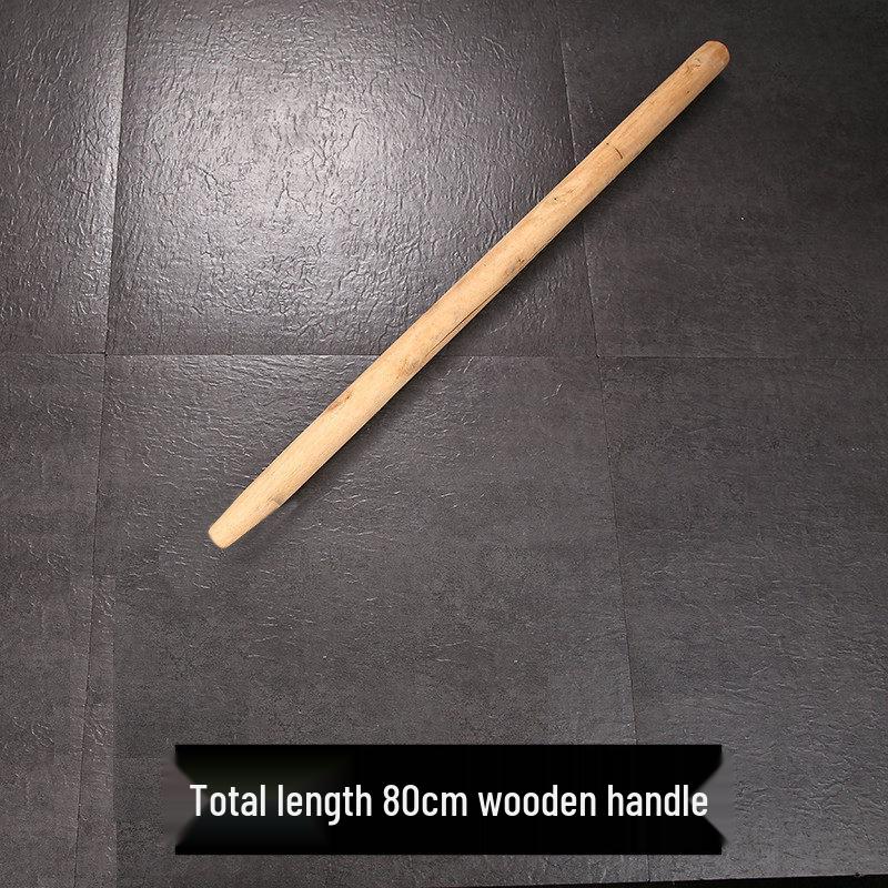 80cm Wooden Handle 304 Stainless Steel Wok Spatula