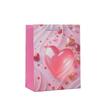 12pcs Heart Design Gift Bags For Valentine’s Day Bridal Shower Wedding Party Bags With Cute Love Heart Print