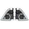 1 par DC12V 6000 6700K LED Vattentät Dubbelfärg DRL Blinkersljus Passar för Toyota Yaris Vios 13 15
