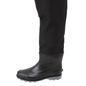 Daiwa (DAIWA) Fishing Waders, Radial Waders (Round Toe), Black, Size S, RW-1301