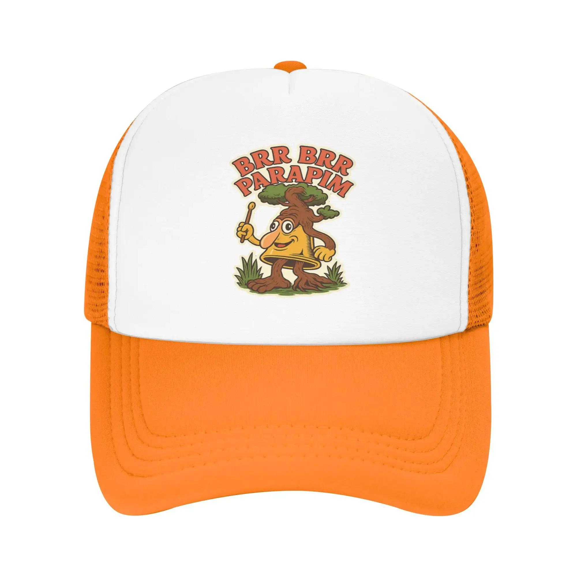 

Y2K Brr Brr Patapim Funny Tree Monkey Italian Brainrot Design 2 Sport Mesh Baseball Caps Women Hunting Hat Unisex Peaked Cap One Size