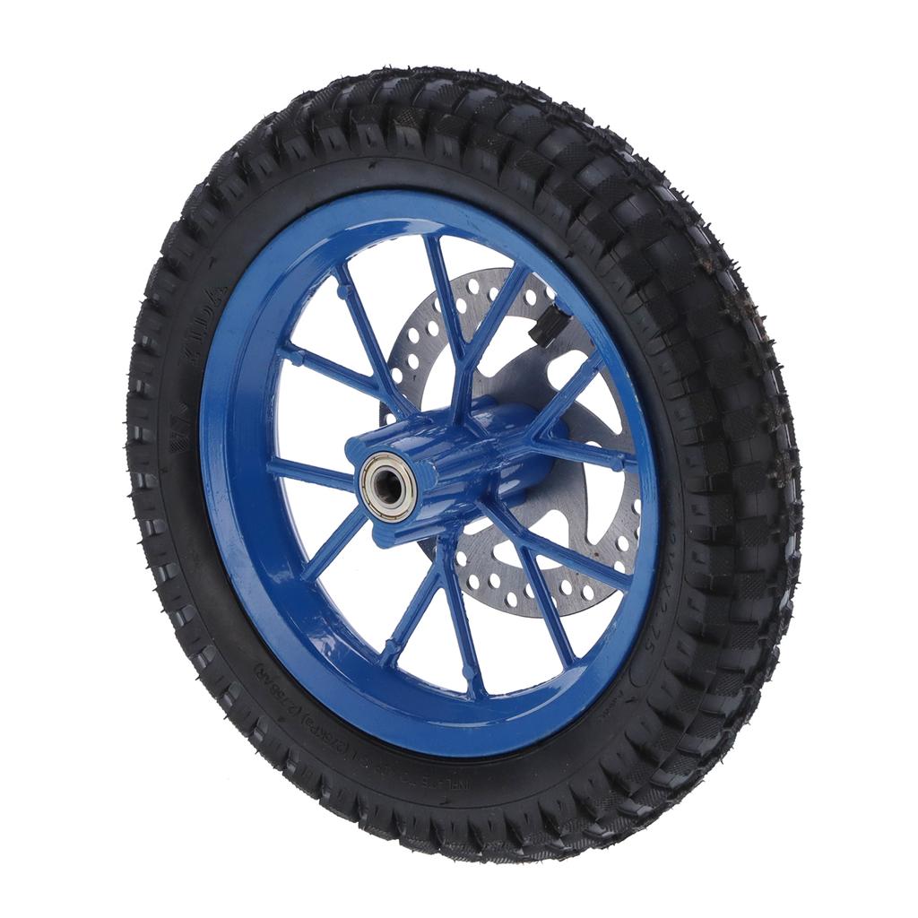 Gummi-Vorderradreifen 12,5x2,75in Scheibenbremse Kettenradschrauben für 47cc 49cc 2-Takt Mini Dirt