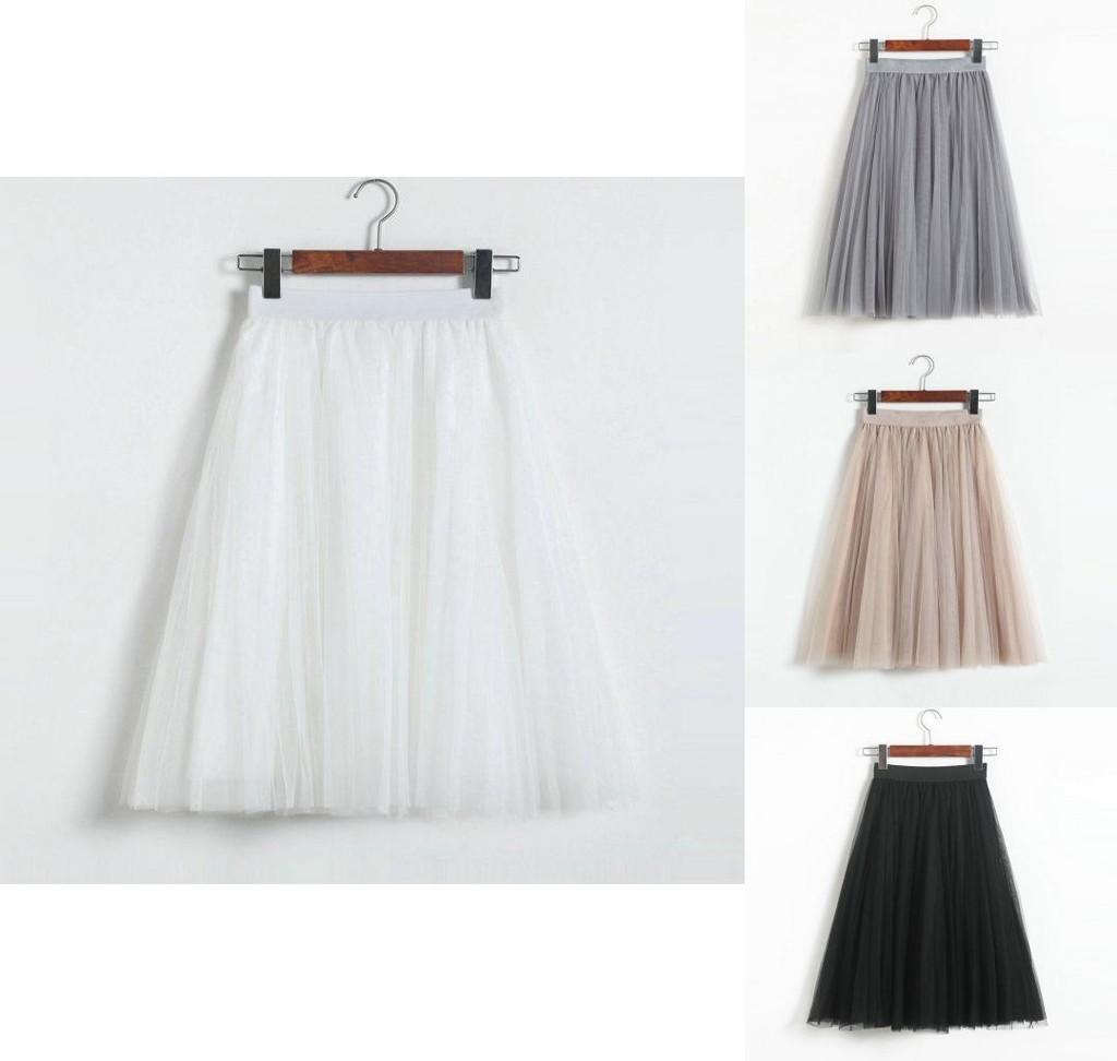 Hochwertiger 3-lagiger Damen-Tutu-Ballettrock Tüll-Unterrock für Vintage-Eleganz