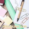 10-100PCS Heart Shaped Notebook Clips Creative Bookmark Page Holders Metal Pen Clips for Journal Planner Office Supplies