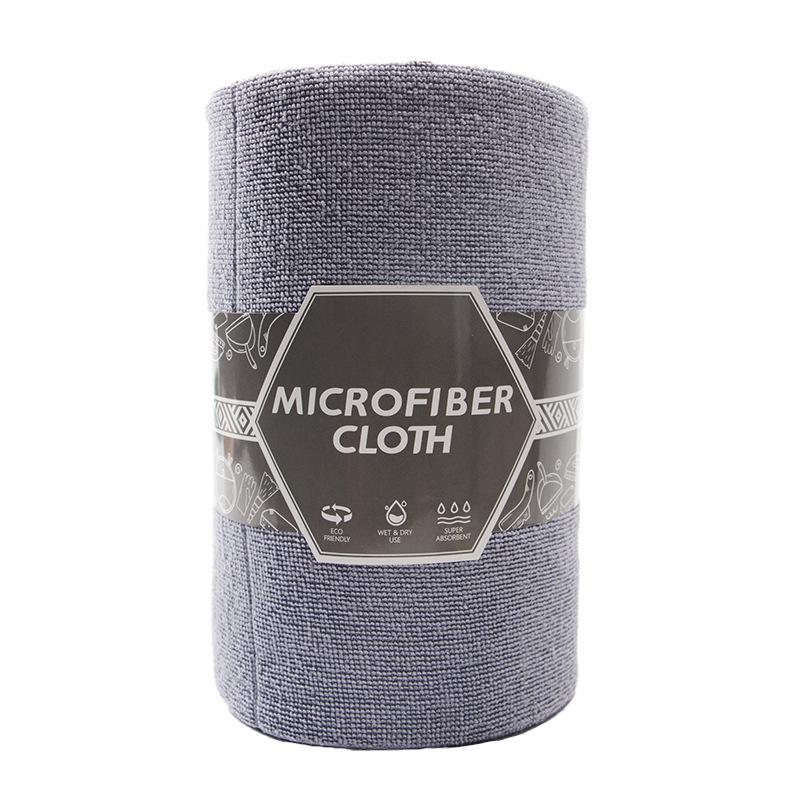 Portable Microfiber Tear-off Cleaning Towel Roll - Reusable Rag for Kitchen, Car, and General Cleaning