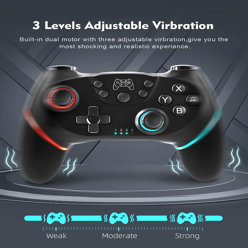 Bluetooth-Compatible Wireless Controller for Switch 2 & Switch 1 & Oled Console Gamepad Android PC Joystick Controle with 6-Axis