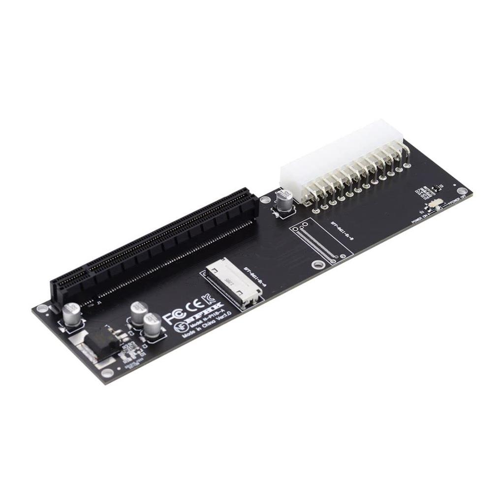 chenyang Oculink 8i to 16X PCI Express Expansion Card Adapter with ATX 24pin Power for External Graphics Card SSD SFF-8611/8612 PCI-E &