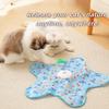 Cat Toys Interactive Hide and Seek Cat Toy with Mouse Squeaky Motion Activated Moving Concealed Feathers Kitten Teaser Toy