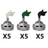 Medieval Weapons MOC Figures Building Blocks Soldiers Accessories Swords Spear Flags Shield Hammer Cowboy Guns Bricks Toys Gifts