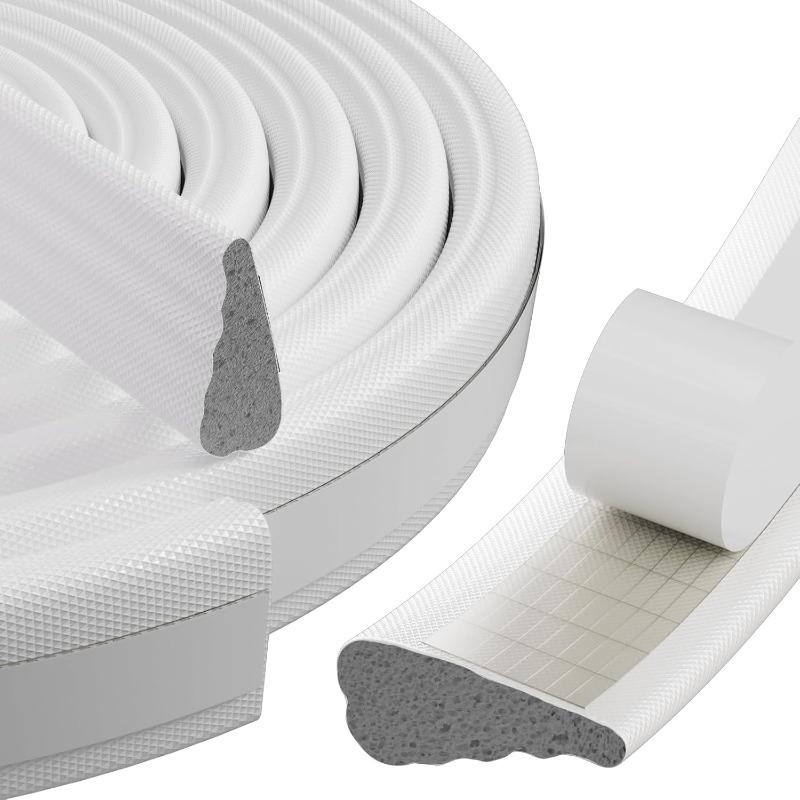 5m Self Adhesive Wedge Weather Strip Draft Proof Soundproof Windproof Gap Insulation Doors Windows Winter Draft Stopper Gap Seal