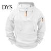 Versatile Active Top for Cycling Men's Quarter Zip Up Hoodies, Long Sleeve Hooded Sweatshirt, Warm Sweatshirt School Daily Wear Casual Fall
