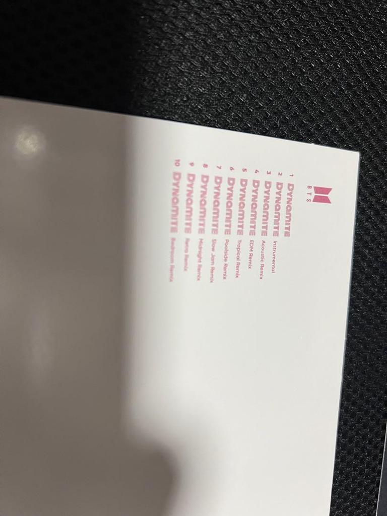 [USED] BTS Dynamite 10-Song Remix CD Released Exclusively In the US BTS