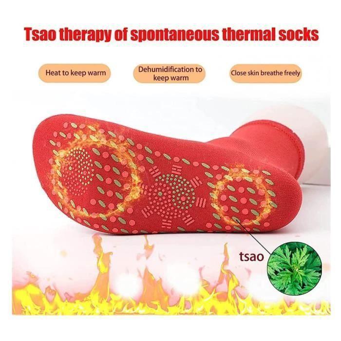 3 Pairs of Self-heating Tourmaline Acupressure Shaping Socks, Tourmaline Slimming Health Sock