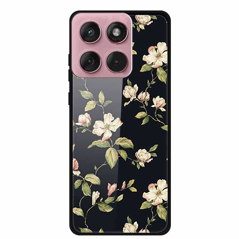 For Motorola Edge 60 60s 5G Case Hard Back Cover Tempered Glass Case For Motorola Edge 60 Fusion Phone Case Soft TPU Bumper Para
