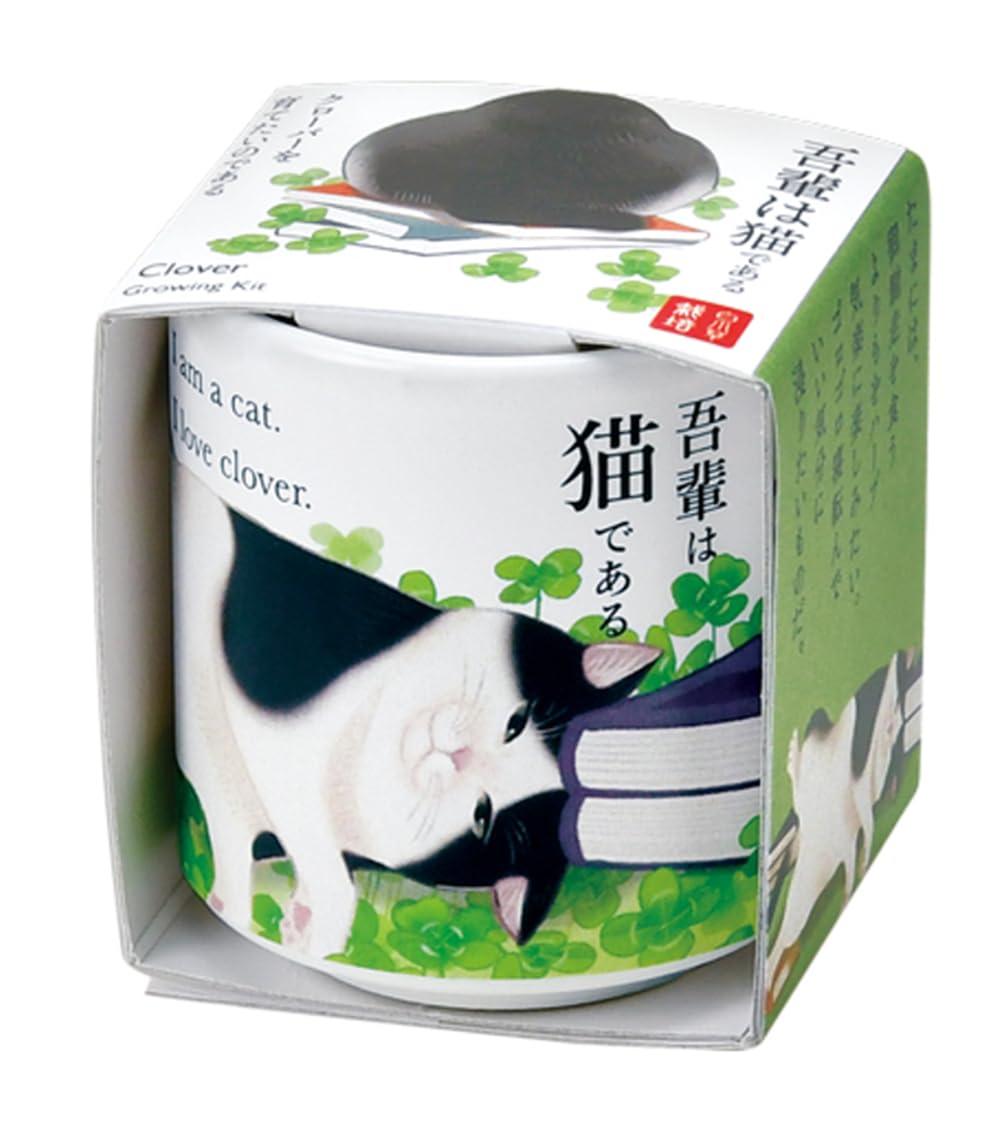 

Seishin Ceramics Budded Ochoco Clover My Cat GD-102804