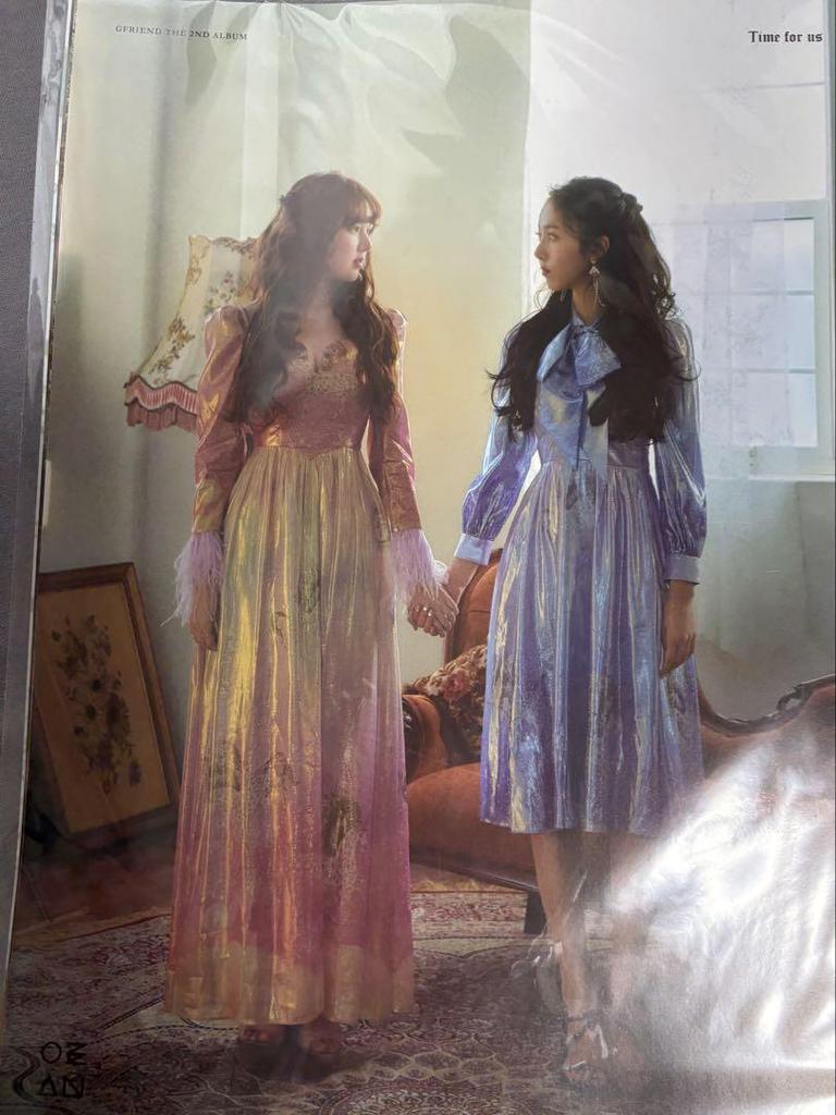 [USED] Mini Poster with Trading Card GFRIEND Time for Us Umji SinB