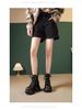 Petite Platform Hidden Heel Women's Genuine Leather Mid-Calf Boots - Autumn/Winter 2025 Collection