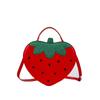 Personalized and creative small bag women 2025 new small fresh literary and fashionable strawberry foreign style one shoulder crossbody small