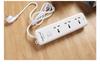 European to American/German Power Strip with USB & British Standard 3m Cord