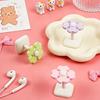 Blumen-Kabel-Organizer Klebend Zuhause Büro Nachttisch Schreibtisch Kabelhalter Drahtmanagement-Clip Ladekabel-Halter für das Telefon