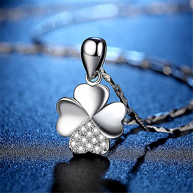 Fire-Leaf Grass Halskjede Motetilbehør Girl Clavicle Chain