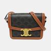 [Pre-Owned] Teen Triomphe Canvas And Leather Shoulder Bag - Very Good #7SUXOO