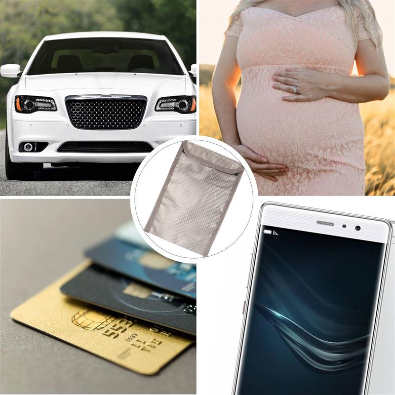 RFID Faradayova taška Pouzdro na telefon Blokátor signálu Ochrana proti sledování EMF záření pro klíčenku od auta Bezpečnostní štít pro platební kartu