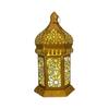 Floor Standing Candle Holder Handmade Iron Moroccan Type Wind Lantern for Ramadan Home Decoration and Celebrations