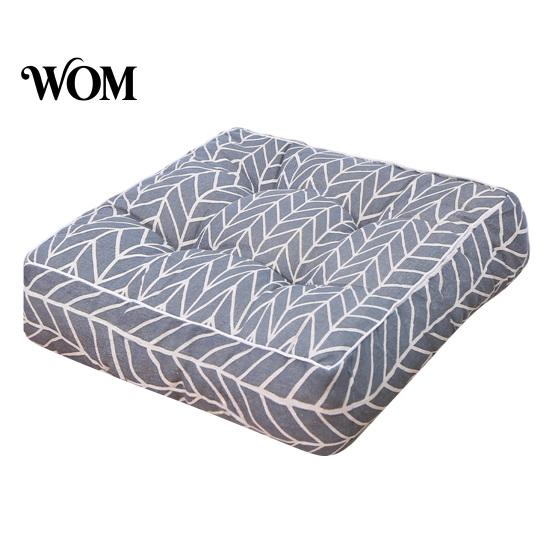 Non-slip Car Seat Cushion for Driving Modern Stylish Chair Cushion, Ultra Soft Square Geometric or Comfortable Floor Mat Meditation Plant Prints,