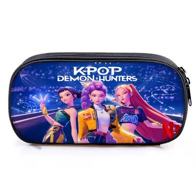 K-POP Demon Hunter Girl Group Pencil Case - Large Capacity, Lightweight, Durable Stationery Box for Students.