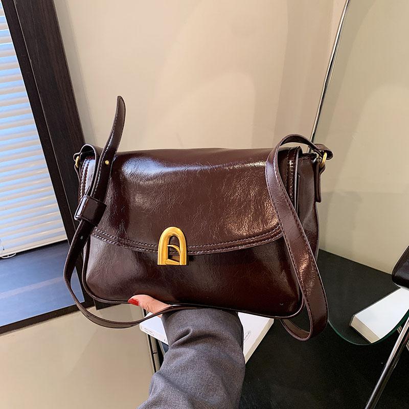 

Красные сумки через плечо из мягкой кожи для женщин, простые женские сумки для поездок на работу большой вместимости, корейская женская сумка кроссбоди