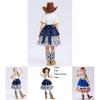 Toy Story Jessie Cosplay Dress Set With Polyester Fabric For Girls Summer Play