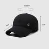 Men's Winter Velvet Ear Protection Warm Cap Middle-Aged and Elderly Father Outdoor Cold-Proof Baseball Cap
