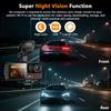 3-Lens Dash Cam, 3-Channel Recording, WiFi, HD, Phone Sync