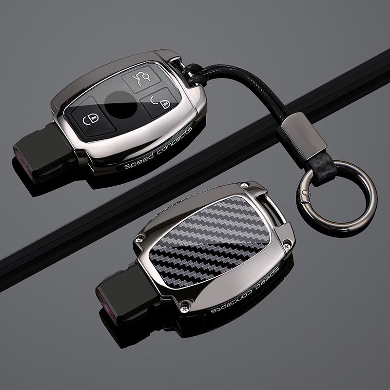 Key Cover for Mercedes-Benz Models: C200L, GLA, B200, CLA220, Old C180L, A180, GLC.