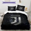 Juventus patalynės antklodžių komplektas Antklodės užvalkalas Pagalvės užvalkalas Namų dekoracija Gimtadienio dovana (1 * antklodės užvalkalas + 2 * pagalvės užvalkalai, be šerdies)