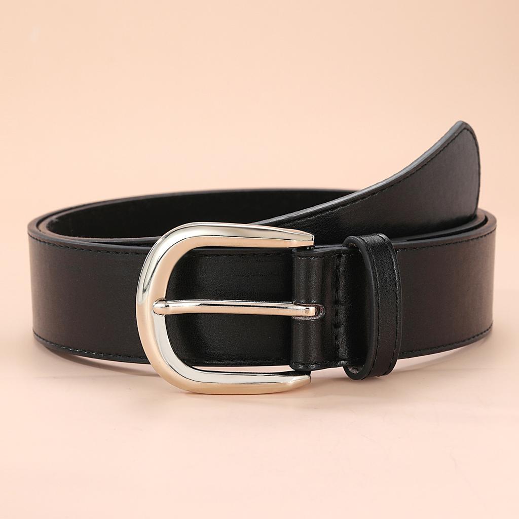 New Simple Women's Needle Buckle Belt Versatile for Daily Use Korean Edition Ins Style White Fashion Decoration Jeans Belt