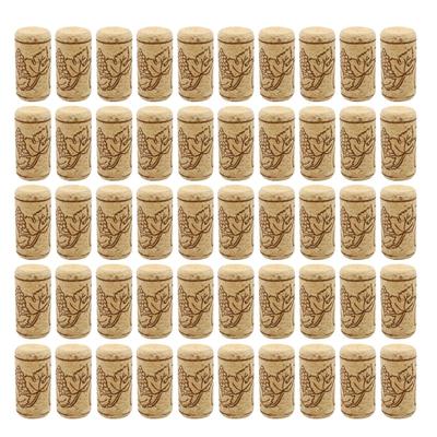 50x Straight Corks Stoppers 44x22mm Natural Wood Corks for Bottle Wine Unique Wine Corks Leakproof Replacement Stoppers