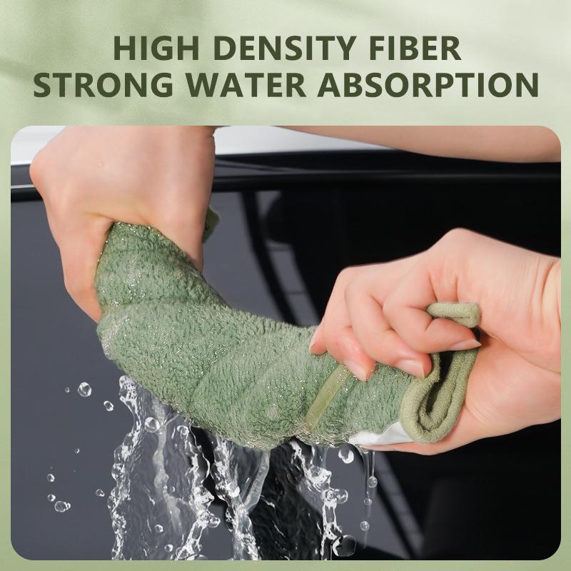 SEAMETAL Microfiber Towel Car Wash Cloth Auto Cleaning Door Window Care Thick Strong Water Absorption For Car Home Automobile Accessories