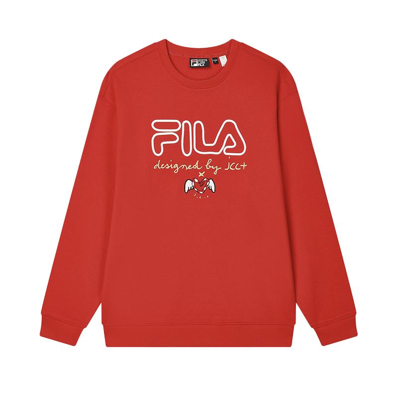 

New FILA ORIGINALE Sweatshirt Unisex Legend Red F11U519203F-RD 180/100A/XL