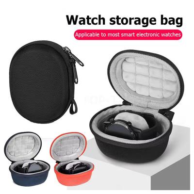 Hard Carrying Case EVA Hard Shell Travel Storage Bag Shockproof Watch Travel Case for Huawei Watch Fit 2 for Haylou RS4 Plus/GST