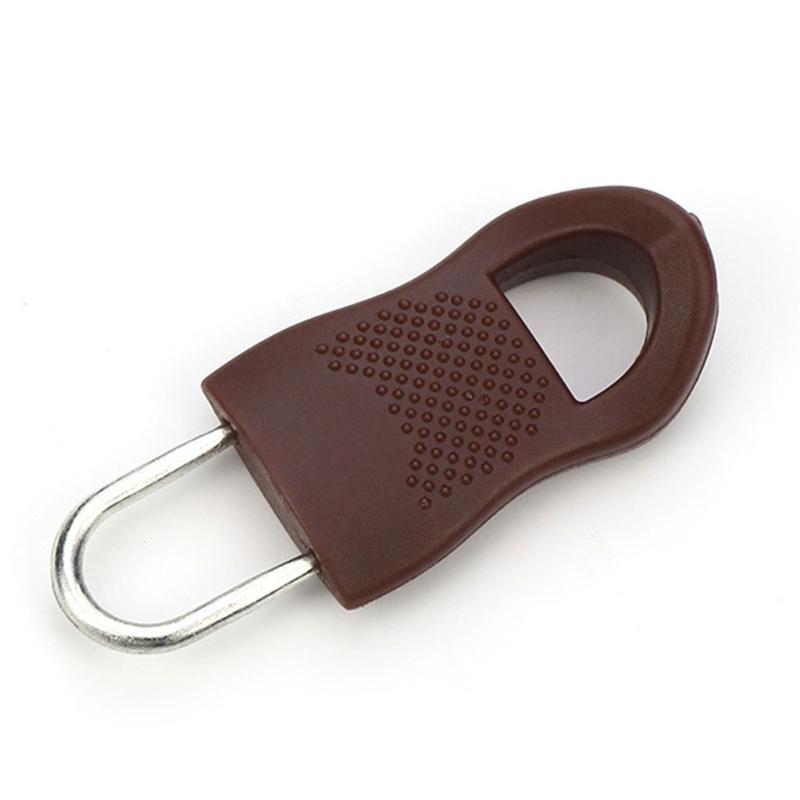 Universal Detachable Zipper Puller,Zipper Pull Replacement Tag,Zipper Extension Pulls,Replacement Zipper Tags,Zip Fixer S коричневый