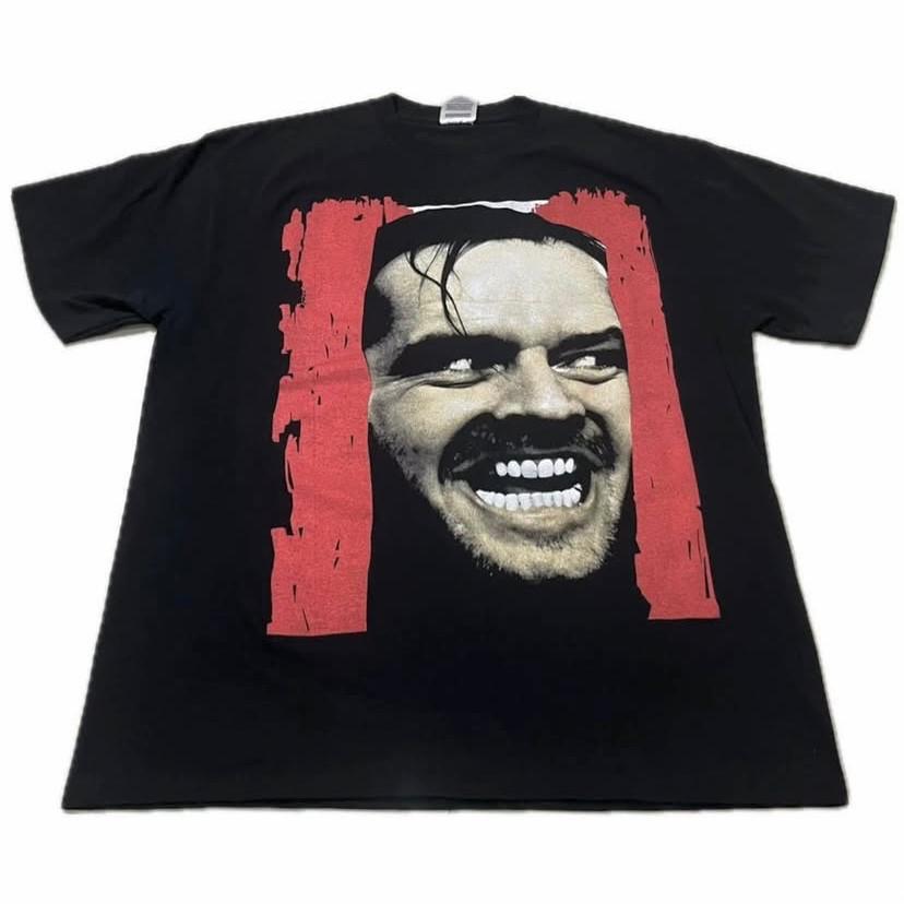 New Vintage THE SHINING Stephen King Book Size L Horror Movie Novel T-Shirt