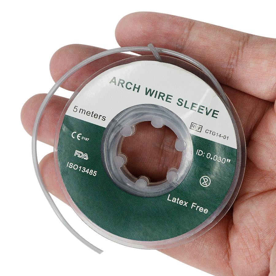 1 Roll/5m Dental  Archwire Sleeve Elastic Protective Tube For Archwire