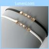 Elegant Pearl Waist Belt For Women Versatile Fashionable Adjustable Dress Accessory