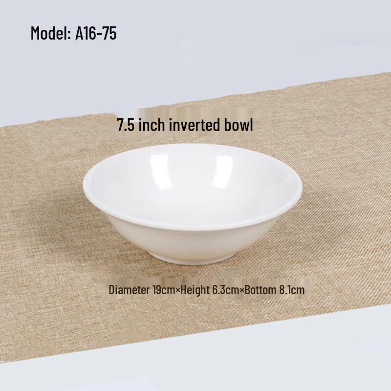 Jijun Commercial Melamine Round Dining Bowls