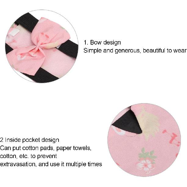 Chicken Diapers for Hens, Bantam Hens Diapers for Pet Ducks Pet Duck Supplies Goose Clothes Reble Washable Pet Diapers with Bow Tie Nylon Buckle for