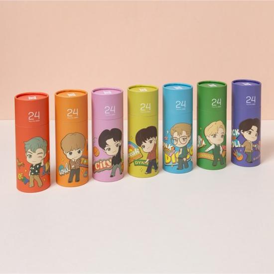 [Monami] TinyTAN Plus Pen 3000 – 24 Colors, V, 1 Set